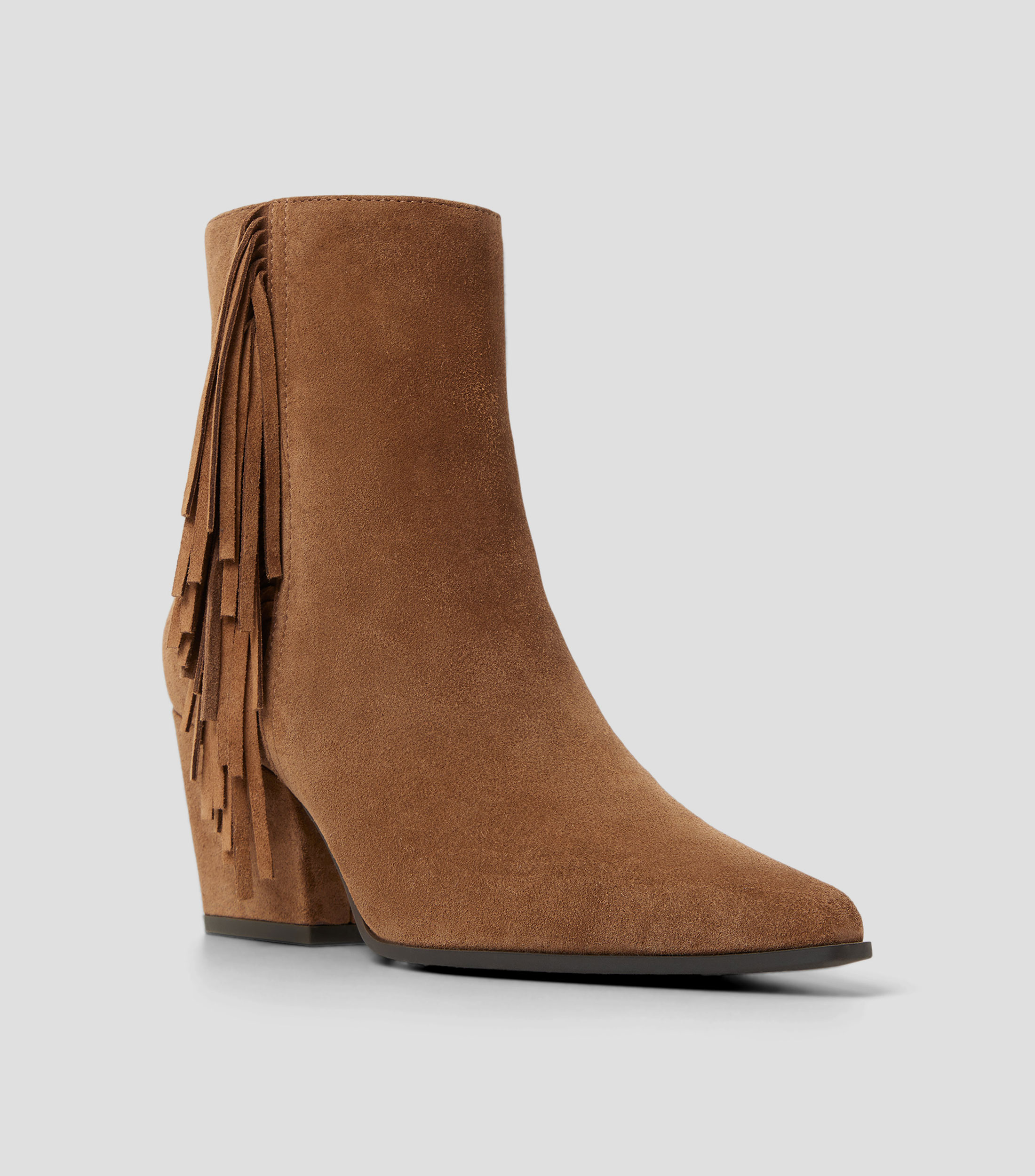 Botines Casuales con tacón medio y ancho Mujer